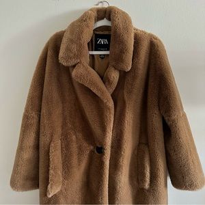 Zara Faux Fur Coat